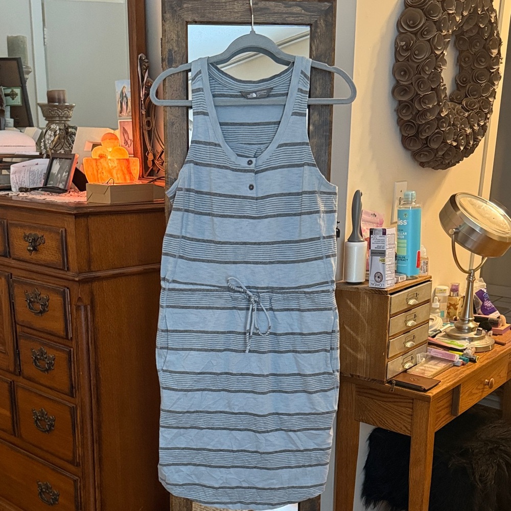 The North Face Blue/Gray Striped Dress